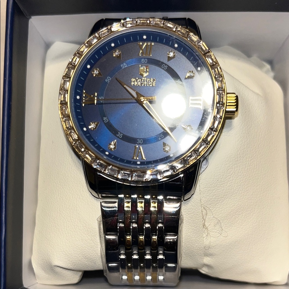 Invicta Montres Prestige Blue and Silver Men's Watch